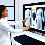 D 프린팅 패션의 소비자 행동 분석 - Personalized Fashion Design Studio**

"A customer in a modern, bright design studio, collaborating w...