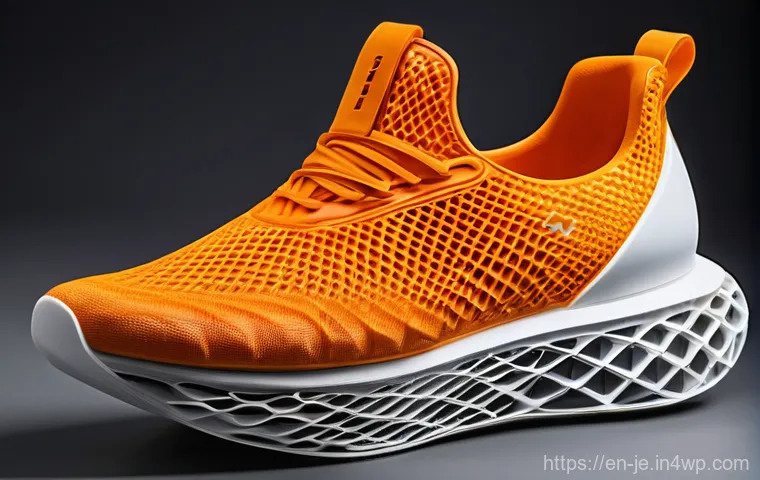 3D 프린팅을 활용한 패션 산업의 혁신 - **Prompt:** "A highly detailed, full-body shot of a confident young adult (gender-neutral, looking a...